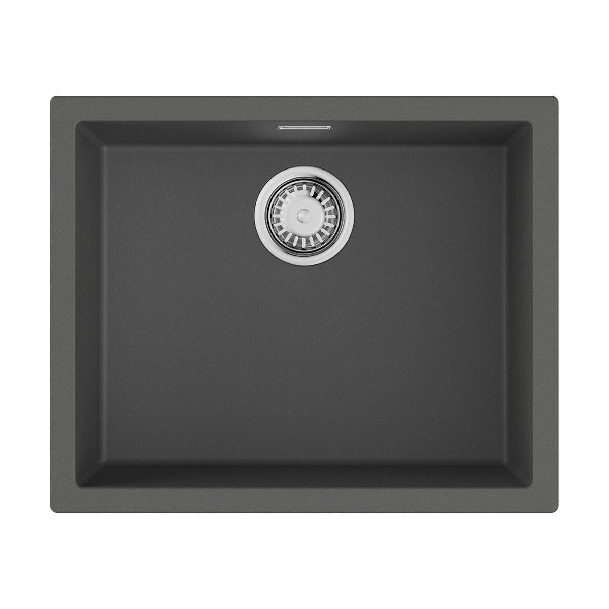 Кухонная мойка Omoikiri Yamakawa 55T-U/I Tetogranit 55,6x45,6 см платина 4993433