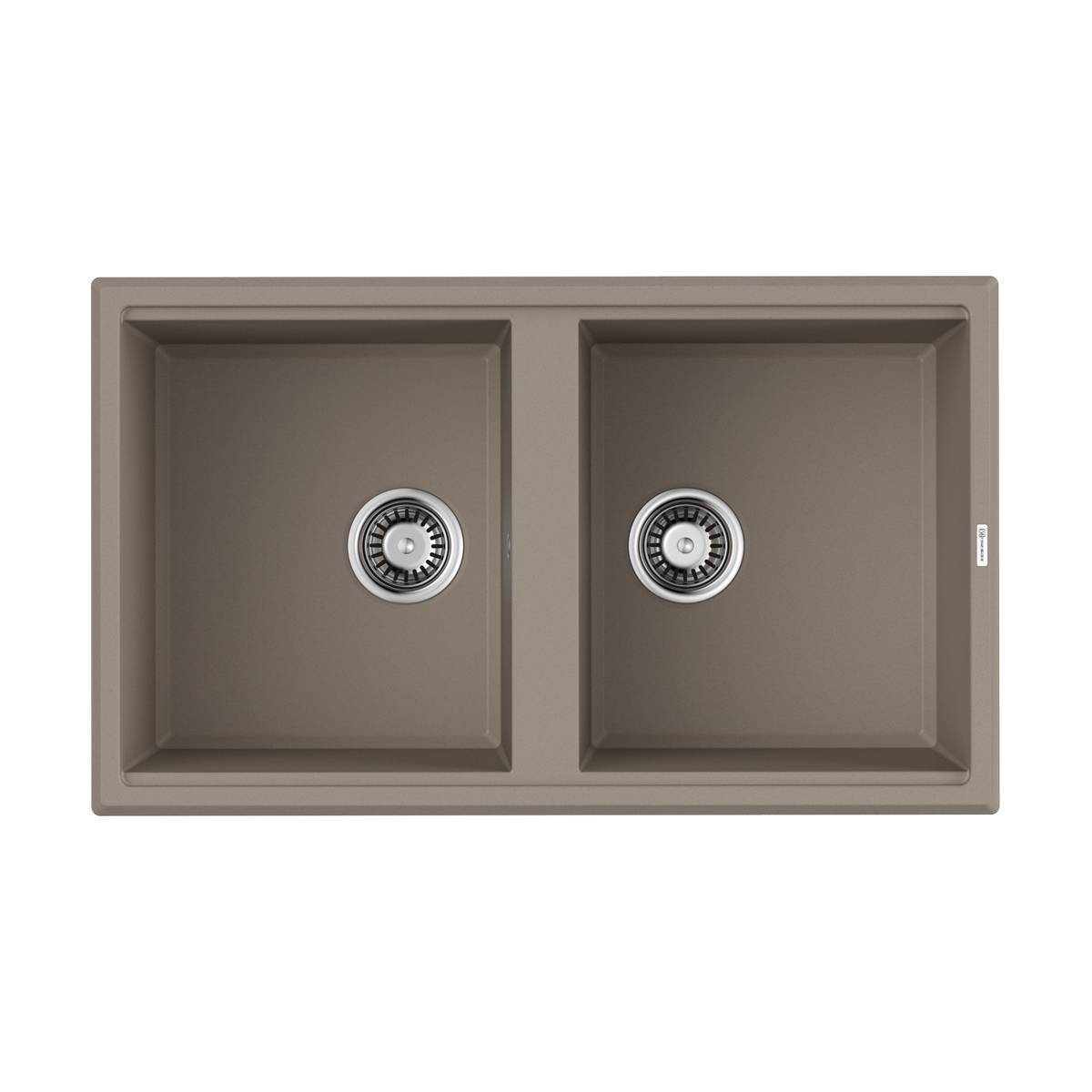 Кухонная мойка Omoikiri Tedori 86-2-SA 86x51 см бежевый 4993926