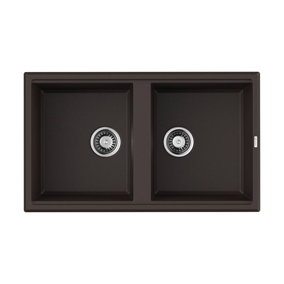 Кухонная мойка Omoikiri Tedori 86-2-DC 86x51 см темный шоколад 4993928