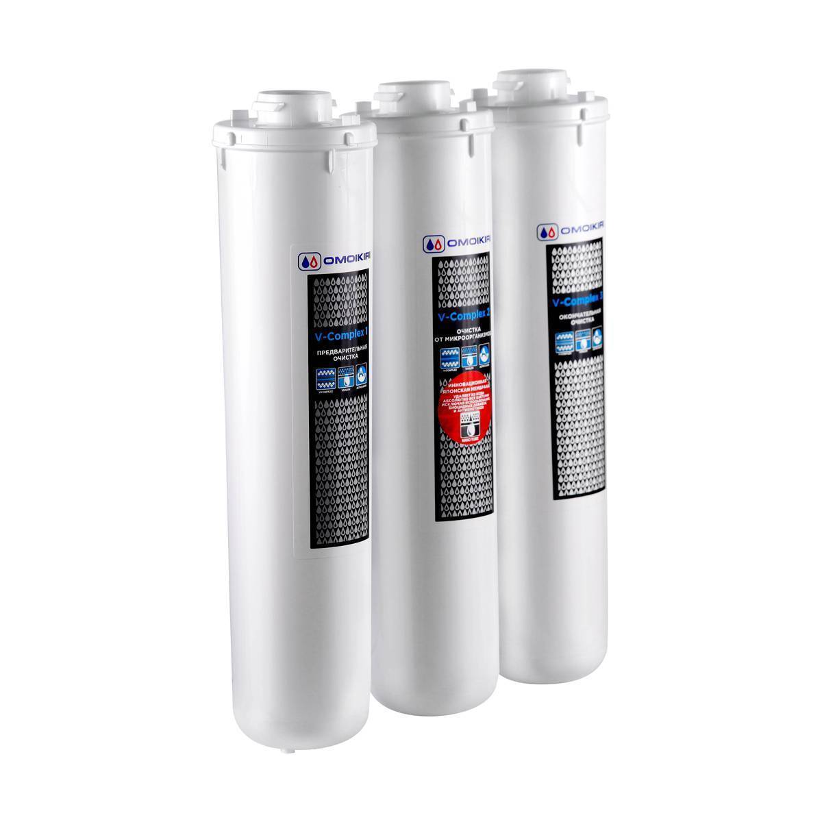 Комплект картриджей для фильтра Omoikiri Mod 1.0 4998003