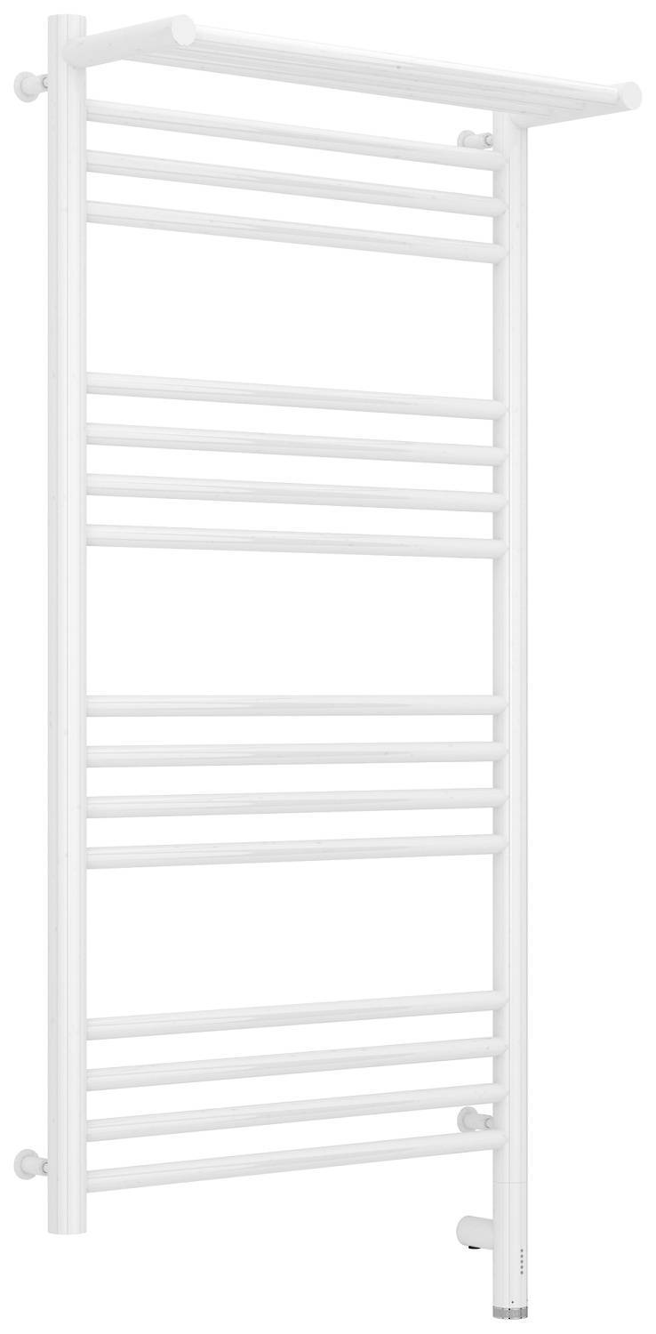 Полотенцесушитель электрический Сунержа Богема 3.0 с 1 полкой 532x1124 мм правый белый 12-5807-1050