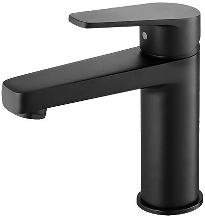 Смеситель для раковины Allen Brau Eclipse с донным клапаном черный матовый 5.E1001-31