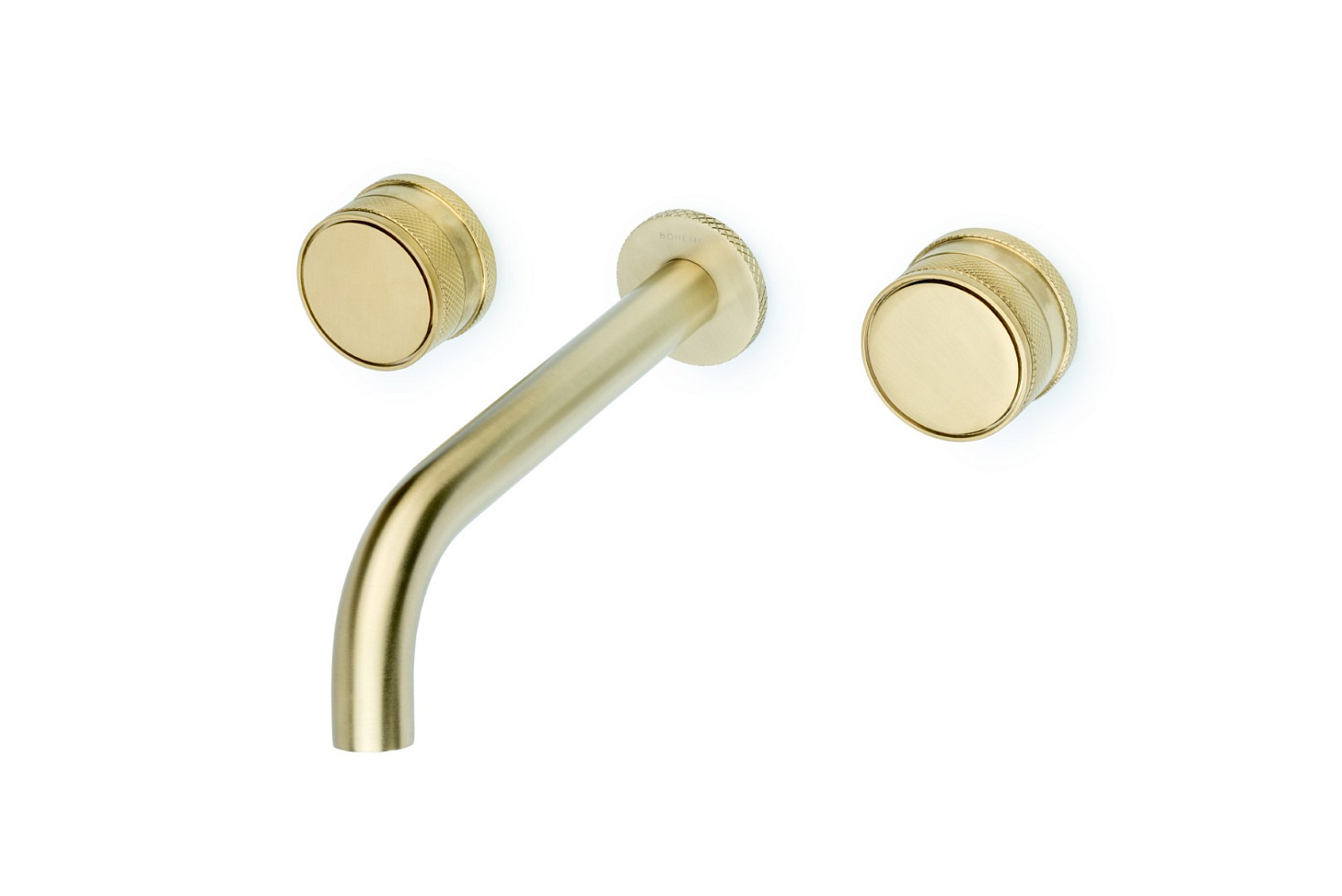 Смеситель для раковины Boheme Prestige встраиваемый на 3 отверстия матовое золото 152-2-MG-PR