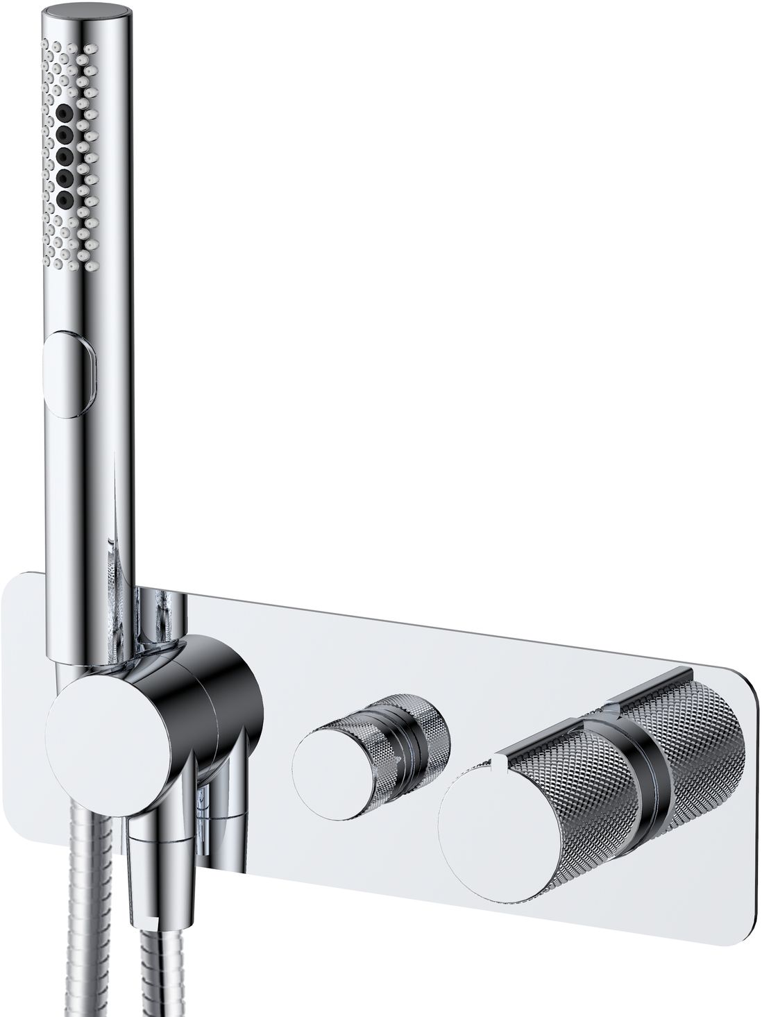 Смеситель для ванны Allen Brau Liberty встраиваемый с ручным душем хром 5.33009-00