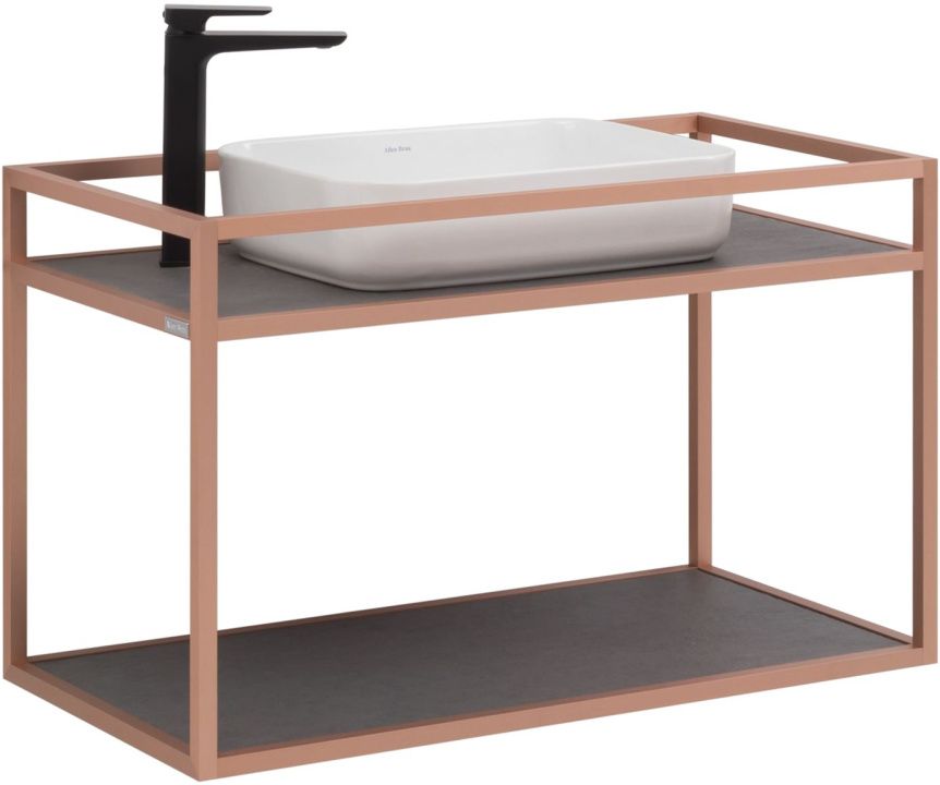 Консоль под раковину Allen Brau Liberty 90 см подвесная медь браш 1.33003.60