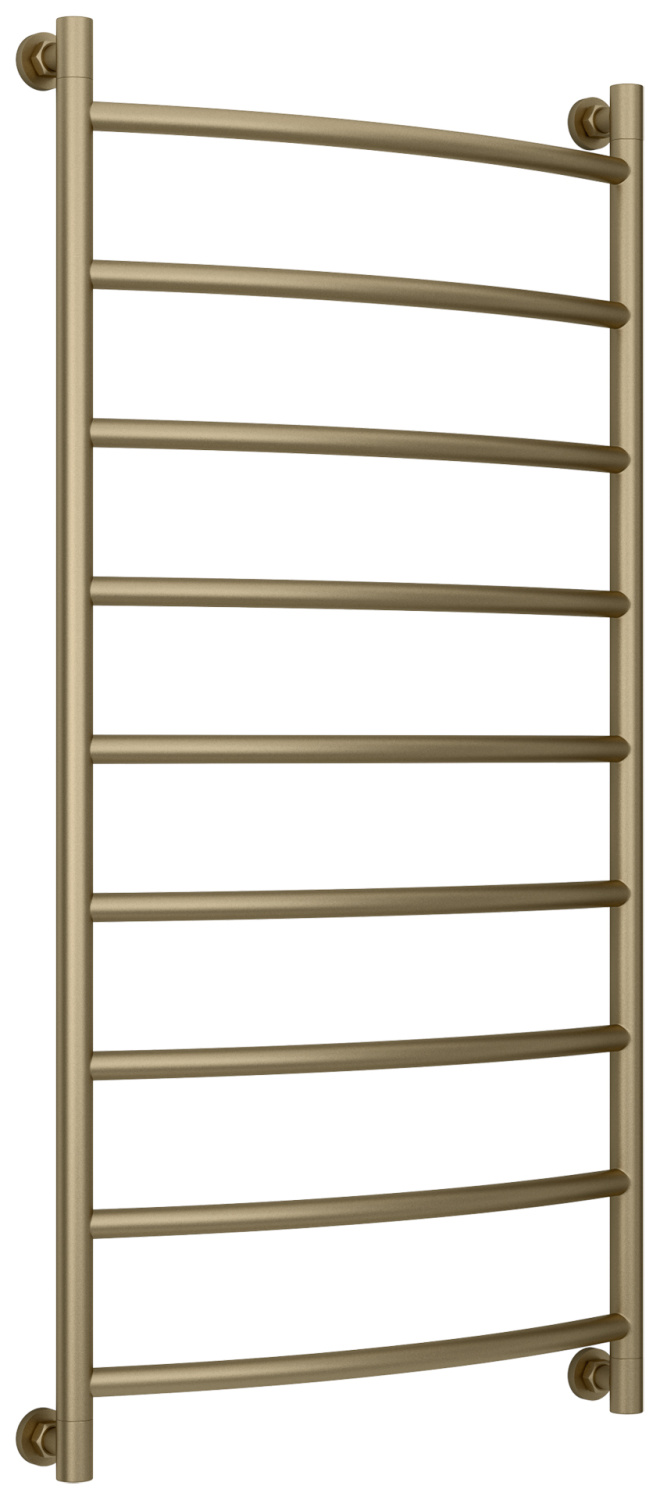 Полотенцесушитель водяной Сунержа Галант 650x1262 мм выгнутый золотой шёлк матовый 32-0200-1260