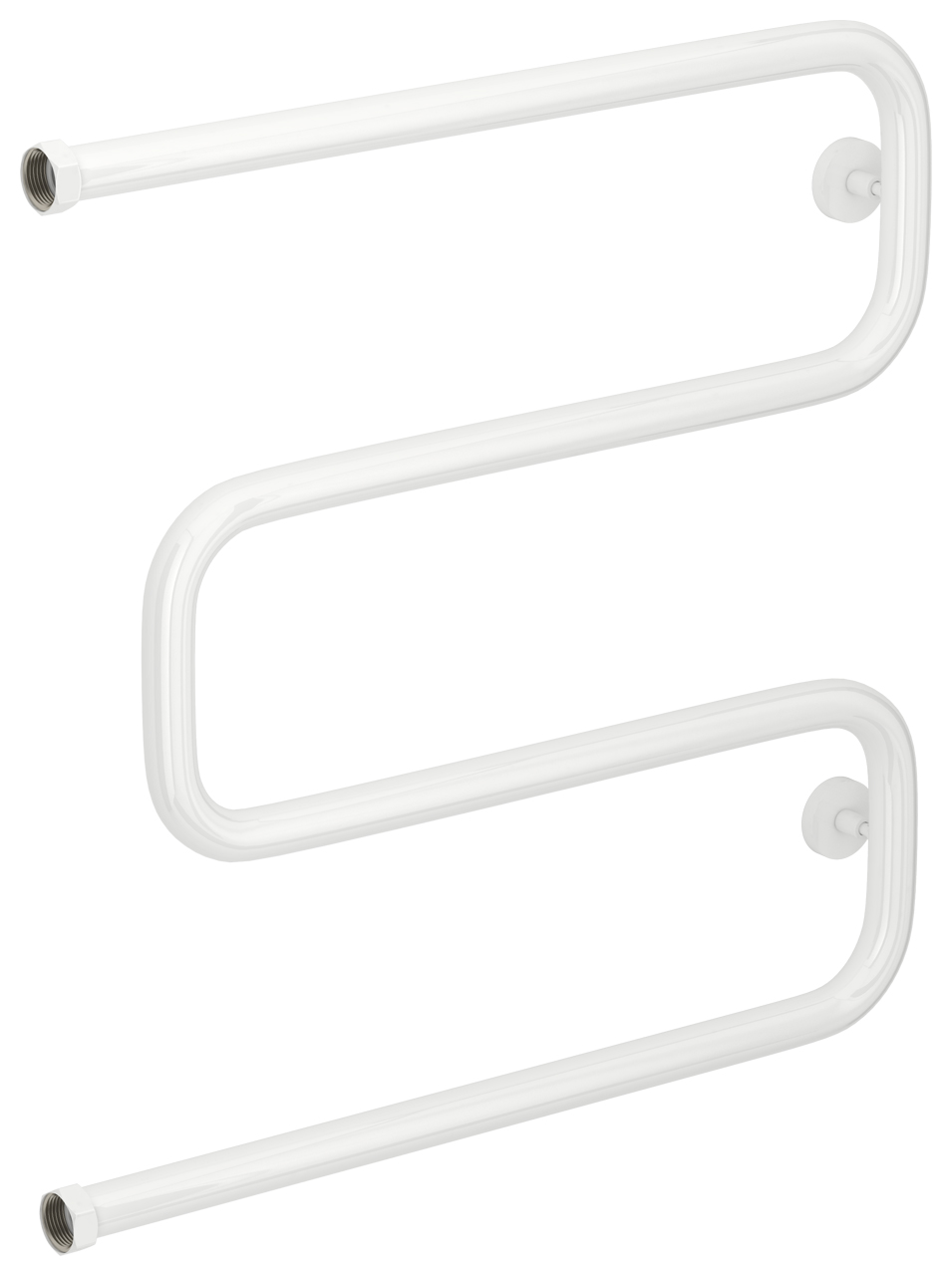 Полотенцесушитель водяной Сунержа Ш-образный+ 630x628 мм белый глянцевый 12-4014-6060