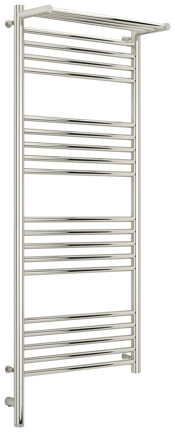 Полотенцесушитель электрический Сунержа Богема 3.0 с 1 полкой 532x1324 мм левый без покрытия 00-5806-1250