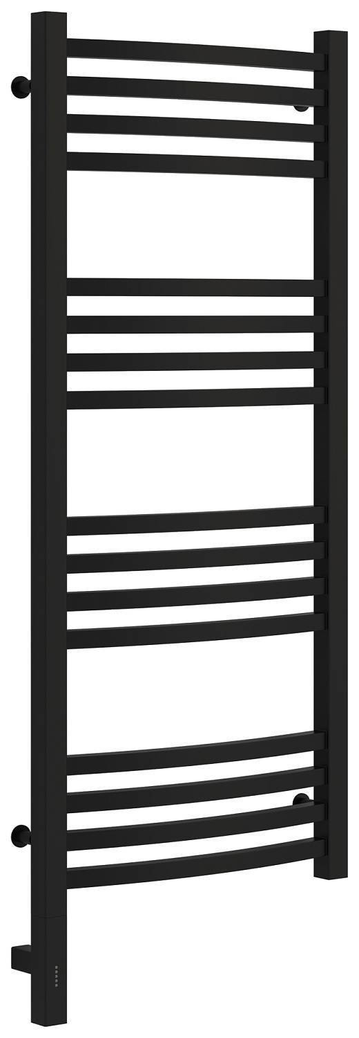 Полотенцесушитель электрический Сунержа Аркус 3.0 430x1120 мм левый матовый черный 31-5704-1040