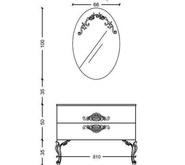Тумба подвесная Armadi Art Neoart 80х50х48 см темное дерево 831-080-BW