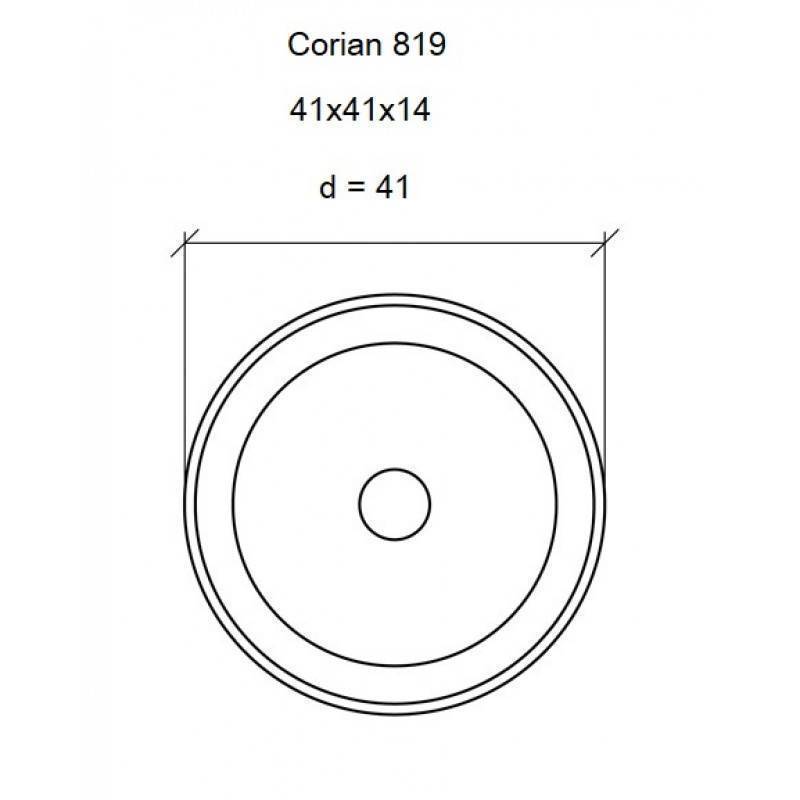 Раковина-чаша Armadi Art Neoart круглая 41.5х41.5х14 см золото 819-G