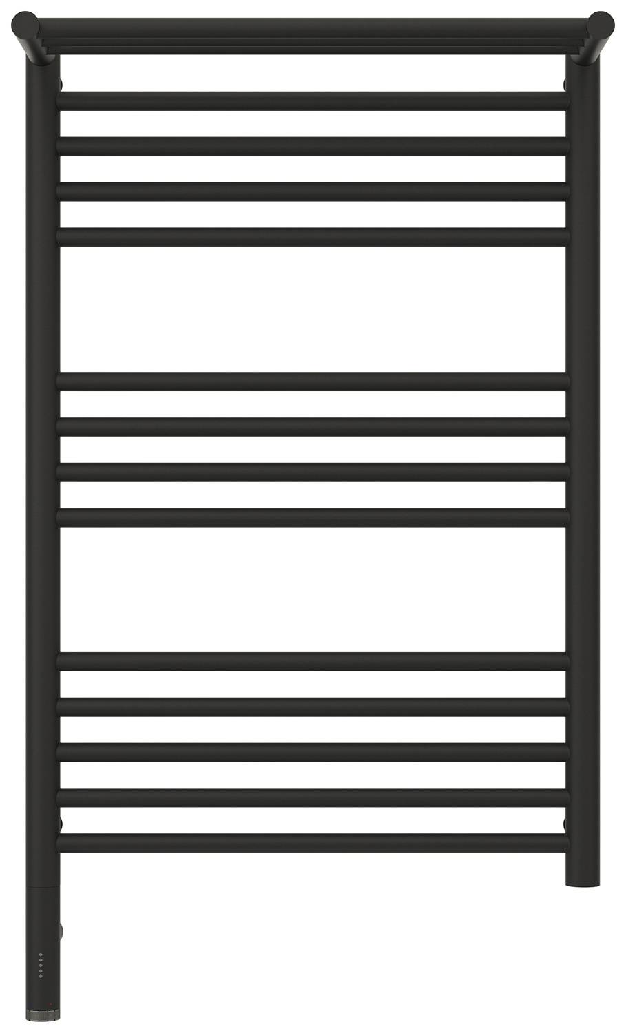 Полотенцесушитель электрический Сунержа Богема 3.0 с 1 полкой 532x924 мм левый темный титан муар 15-5806-8050