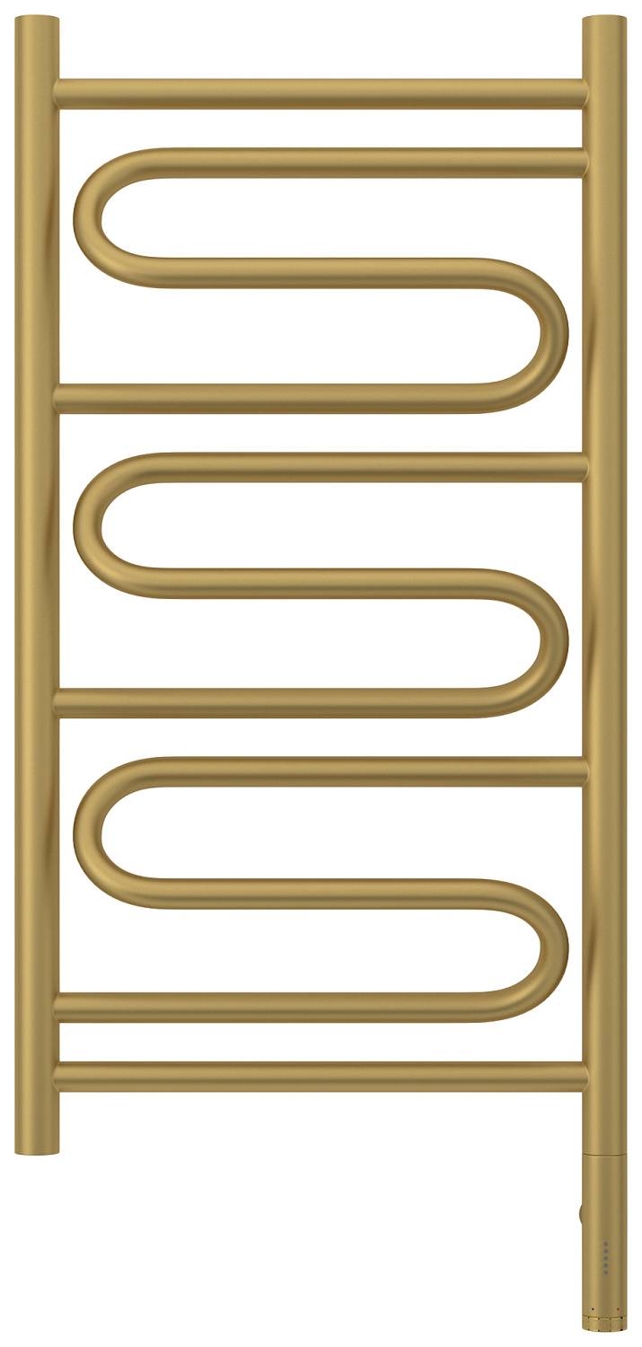 Полотенцесушитель электрический Сунержа Элегия 3.0 432x924 мм правый матовое золото 032-5819-8040