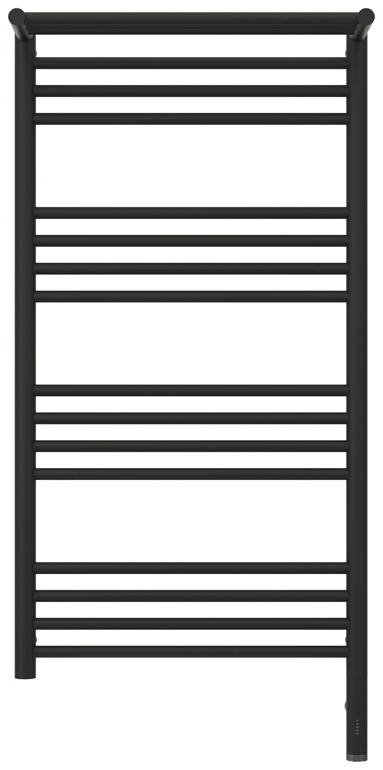 Полотенцесушитель электрический Сунержа Богема 3.0 с 1 полкой 532x1124 мм правый темный титан муар 15-5807-1050