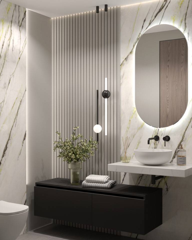 Столешница Armadi Art Flat 81х46х7 см белая 869-080-CLCT