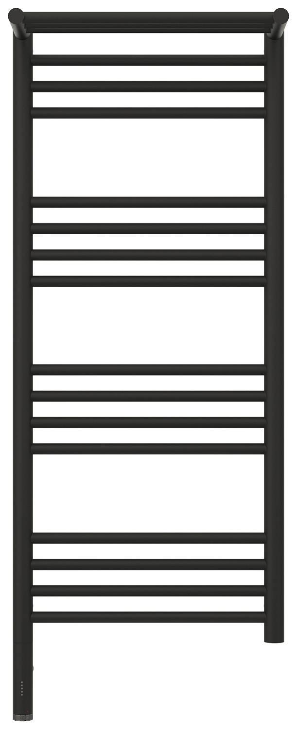 Полотенцесушитель электрический Сунержа Богема 3.0 с 1 полкой 432x1124 мм левый темный титан муар 15-5806-1040