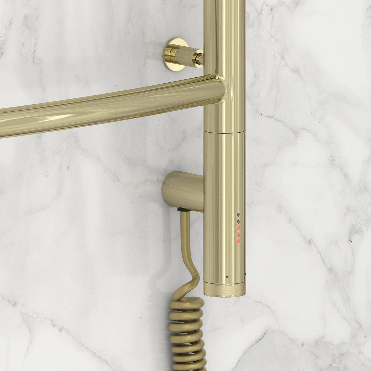 Полотенцесушитель электрический Сунержа Галант 3.0 532x724 мм правый шампань 020-5801-6050