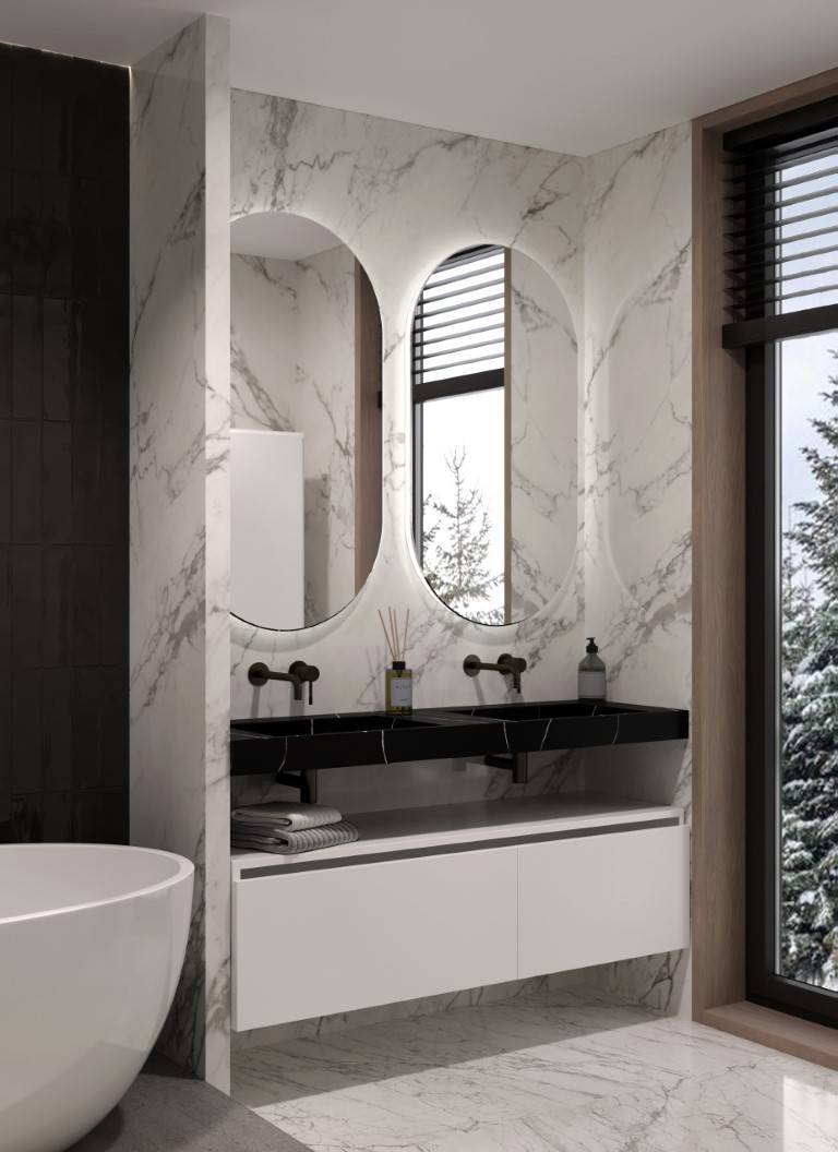 Раковина мебельная Armadi Art Flat 141х45.2х8 см прямоугольная nero 859-140-NM