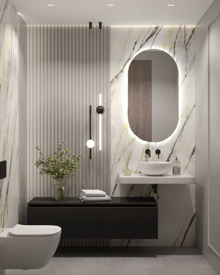 Столешница Armadi Art Flat 81х46х7 см белая 869-080-CLCT