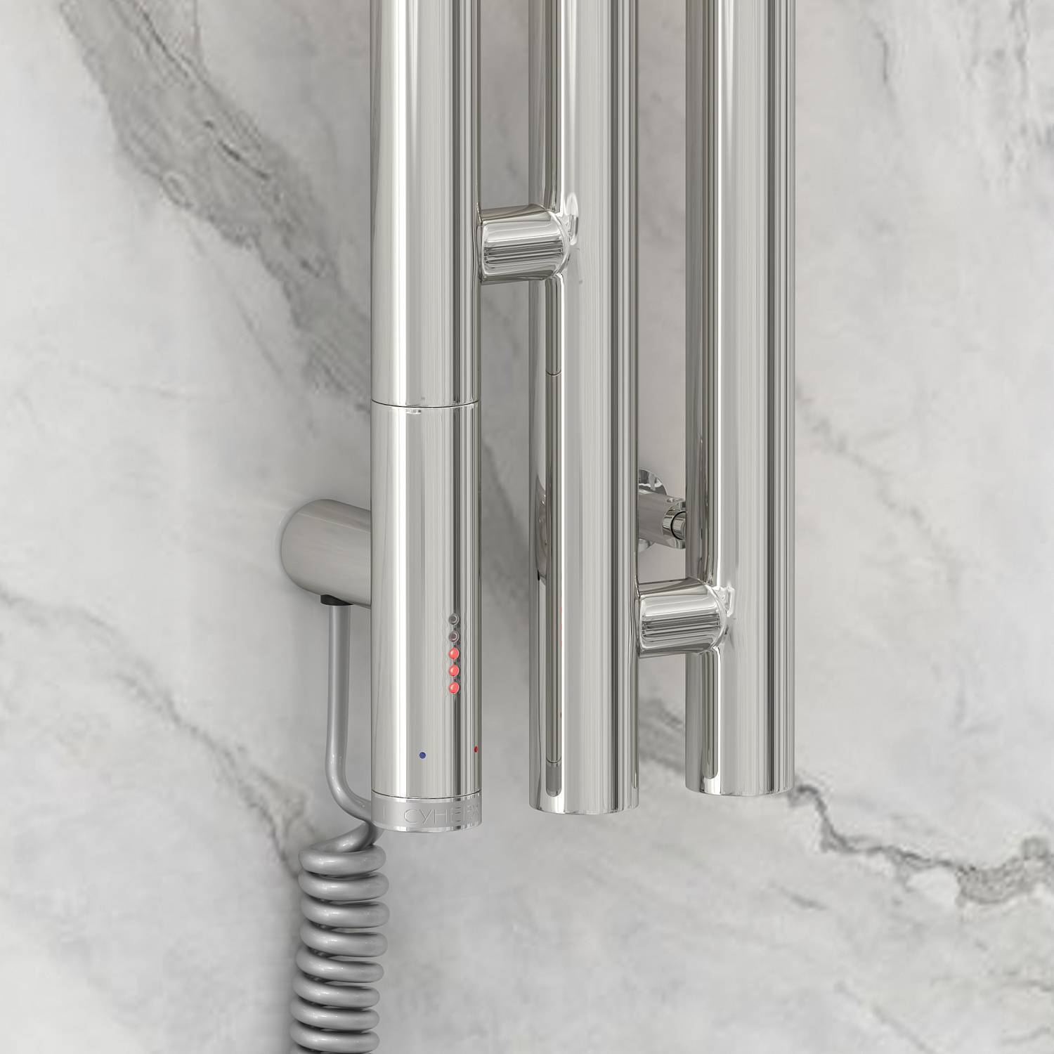 Полотенцесушитель электрический Сунержа Терция 3.0 138x1500 мм левый без покрытия 00-5844-1511