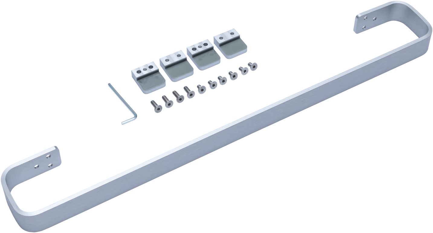 Рейлинг для полотенцесушителя Allen Brau Infinity серебро браш 8.21007.BA-2