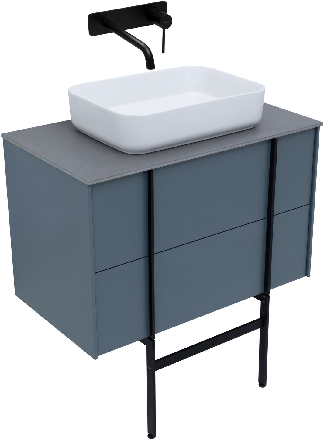 Тумба под раковину Allen Brau Reality 80x46.2x50 см синий 1.32005.BGM