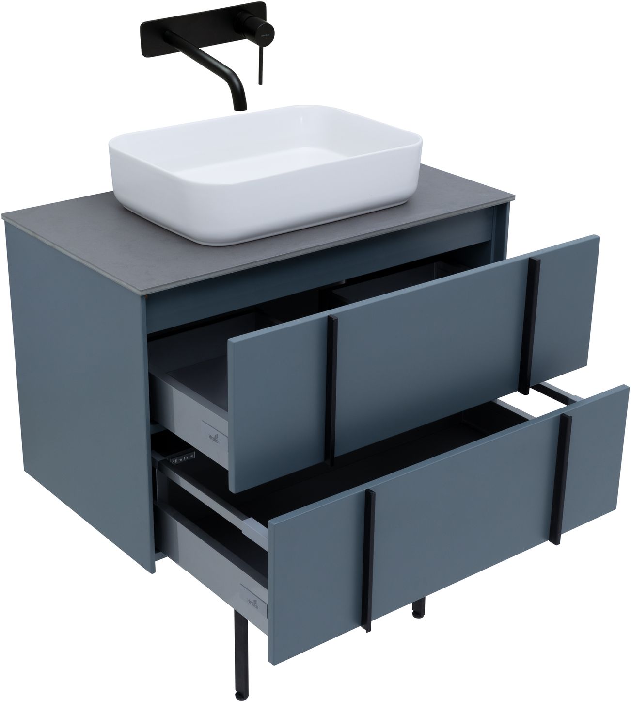 Тумба под раковину Allen Brau Reality 80x46.2x50 см синий 1.32005.BGM
