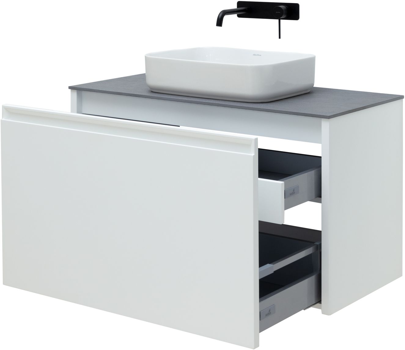 Тумба под раковину Allen Brau Fantasy 100x46x56.8 см белая 1.11004.WM