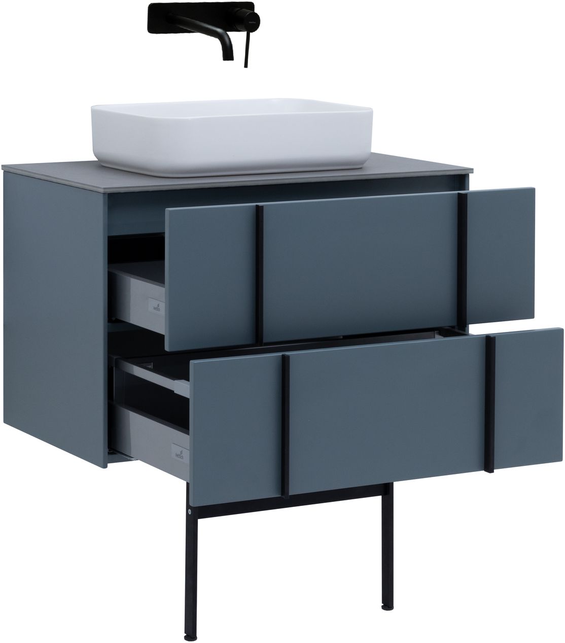 Тумба под раковину Allen Brau Reality 80x46.2x50 см синий 1.32005.BGM