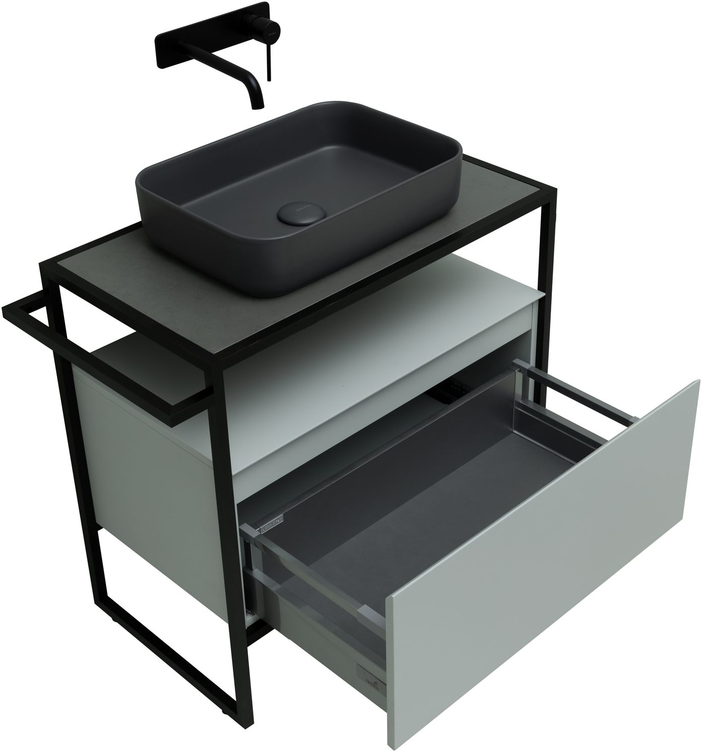 Тумба под раковину Allen Brau Priority 80х45х75 см папирус 1.31002.PWM