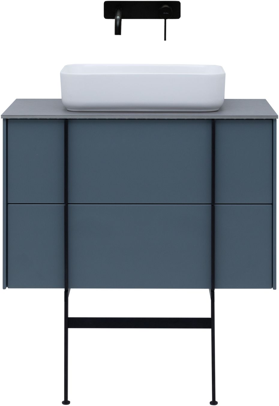 Тумба под раковину Allen Brau Reality 80x46.2x50 см синий 1.32005.BGM