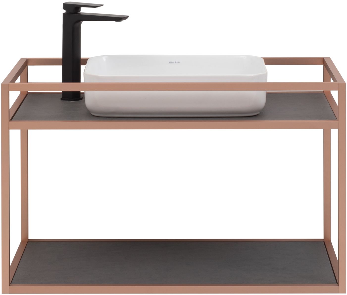 Консоль под раковину Allen Brau Liberty 90 см подвесная медь браш 1.33003.60