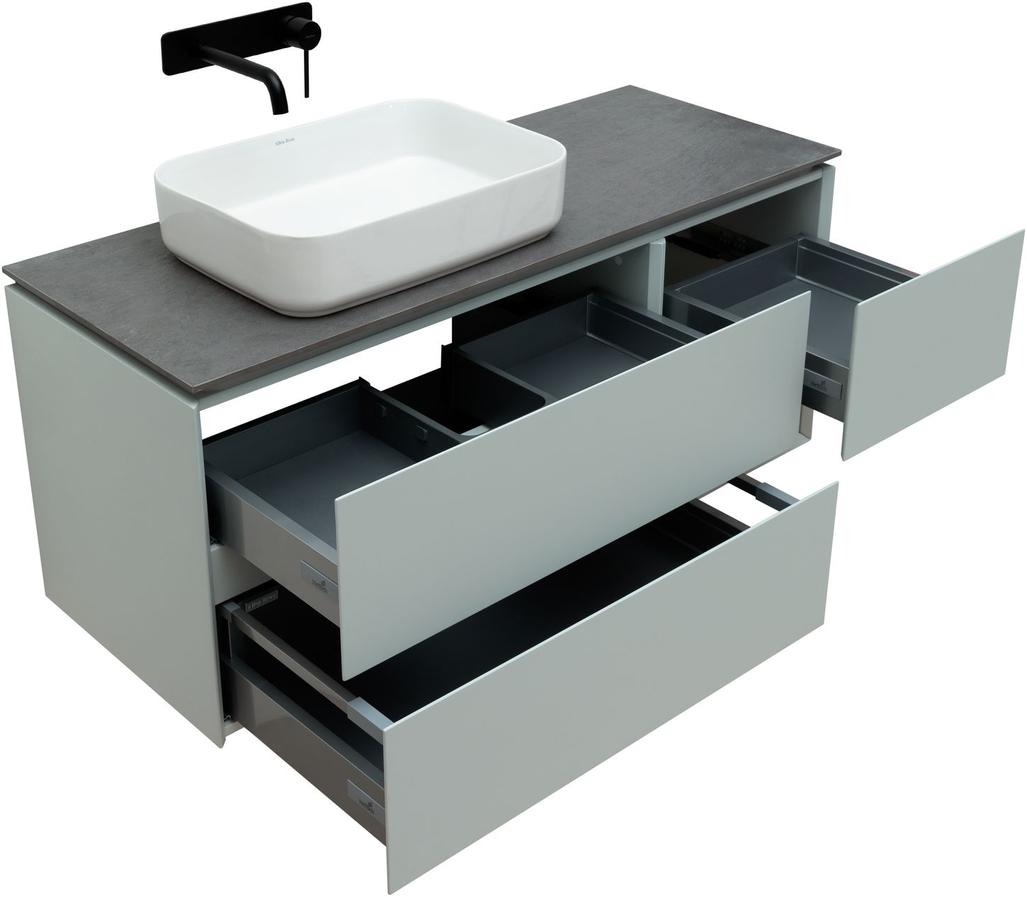 Тумба под раковину Allen Brau Infinity 119.2x45.6x51 см папирус 1.21005.PWM