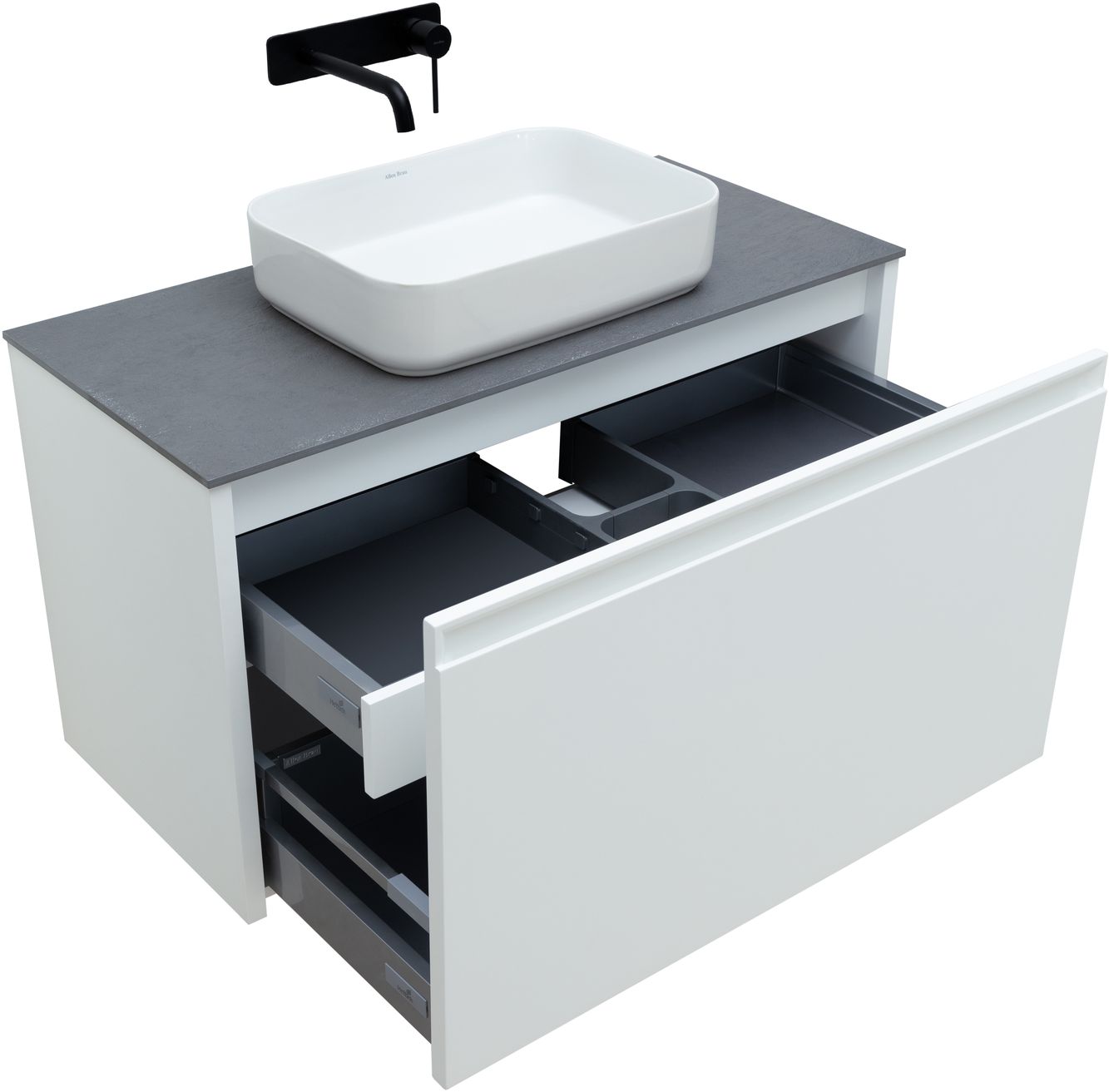 Тумба под раковину Allen Brau Fantasy 100x46x56.8 см белая 1.11004.WM