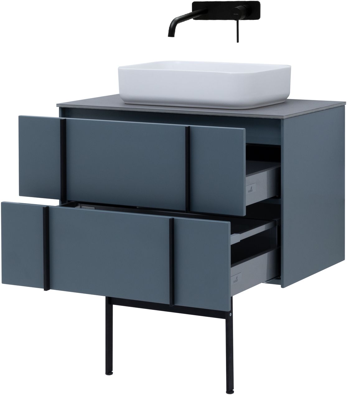 Тумба под раковину Allen Brau Reality 80x46.2x50 см синий 1.32005.BGM