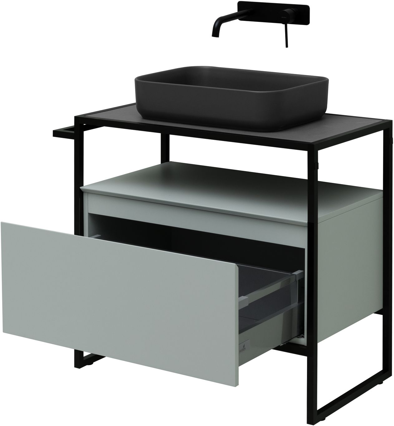 Тумба под раковину Allen Brau Priority 80х45х75 см папирус 1.31002.PWM