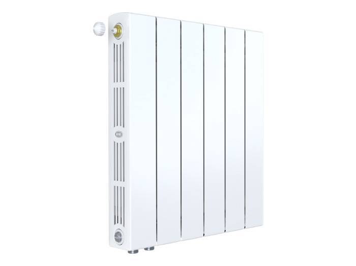 Радиатор биметаллический Rifar SUPReMO Ventil 500 6 секций нижнее левое подключение 11550
