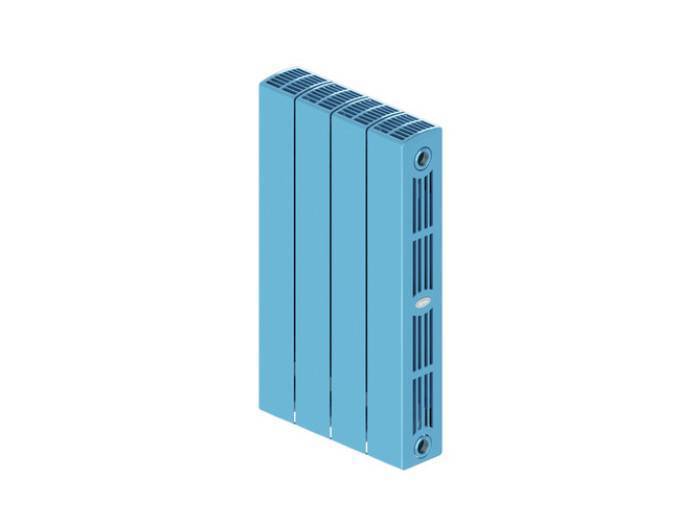 Радиатор биметаллический RIFAR SUPReMO 500 4 секции боковое подключение сапфир 11573