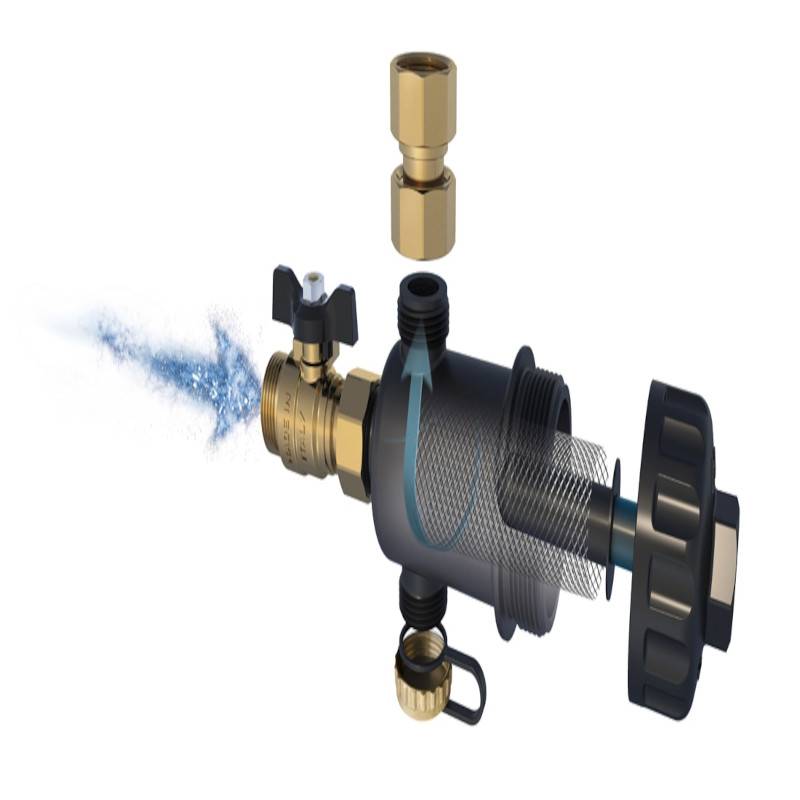 Фильтр-грязеуловитель магнитный RBM MG1 3/4 черный 3070.05.00