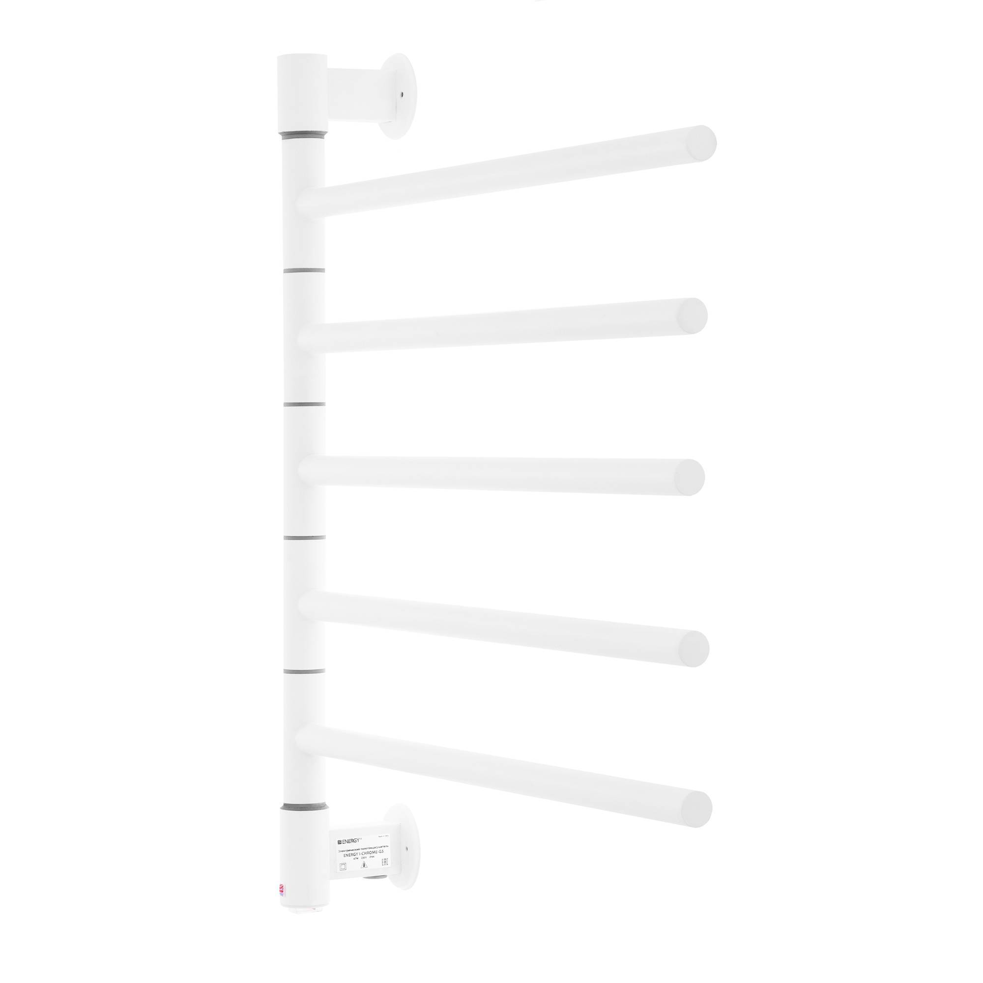 Полотенцесушитель электрический Energy I chrome G5 RAL 9003 EETR00IG500000R903M