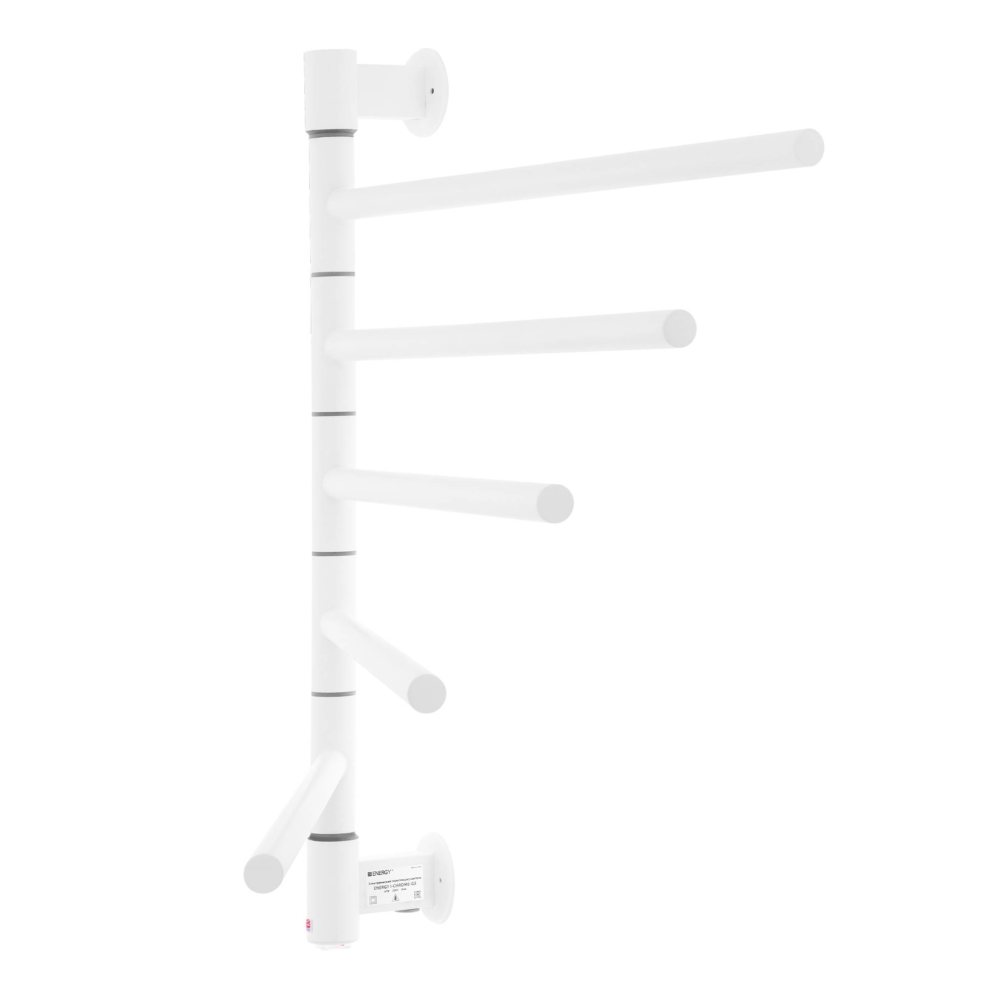 Полотенцесушитель электрический Energy I chrome G5 RAL 9003 EETR00IG500000R903M