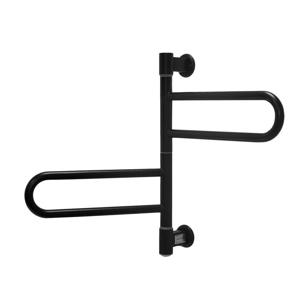 Полотенцесушитель электрический Energy U chrome G2K черный матовый RAL 9005 EETR0UG2K00000R905M