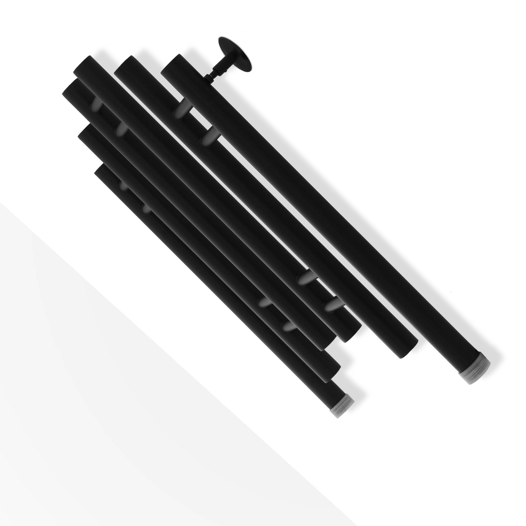 Водяной полотенцесушитель Energy Modern 600x500 мм черный матовый EWTRMODRN06050R905M RAL 9005