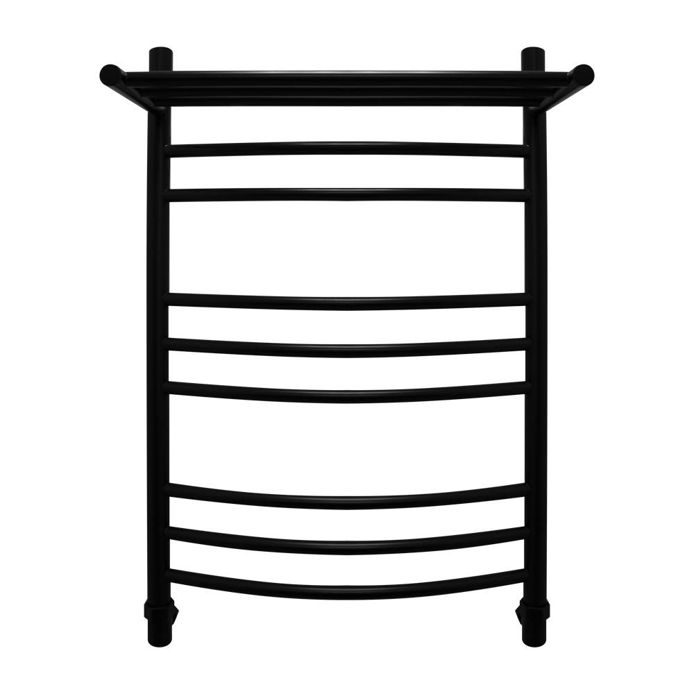 Водяной полотенцесушитель Energy Prestige Modus 800x500 мм черный матовый EWTRPRESM08050R905M RAL 9005