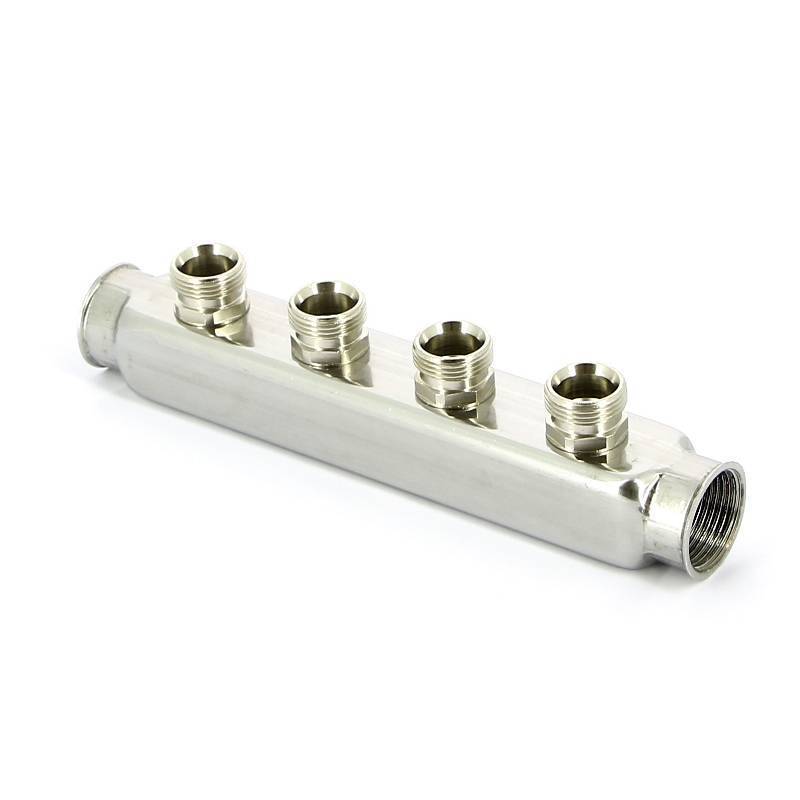 Коллектор из нержавеющей стали Uni-Fitt 1 4 выхода 3/4 EK 430I4304