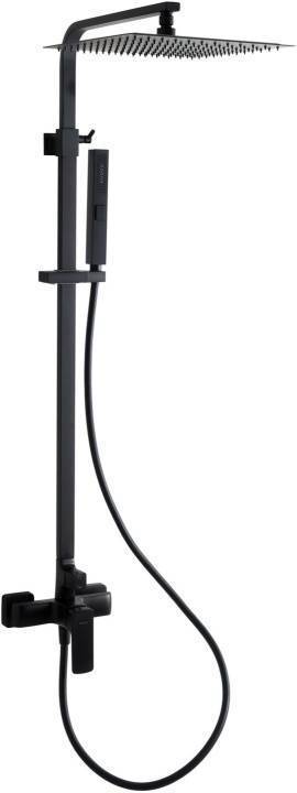 Душевая стойка Allen Brau Infinity черный матовый 5.21012-31