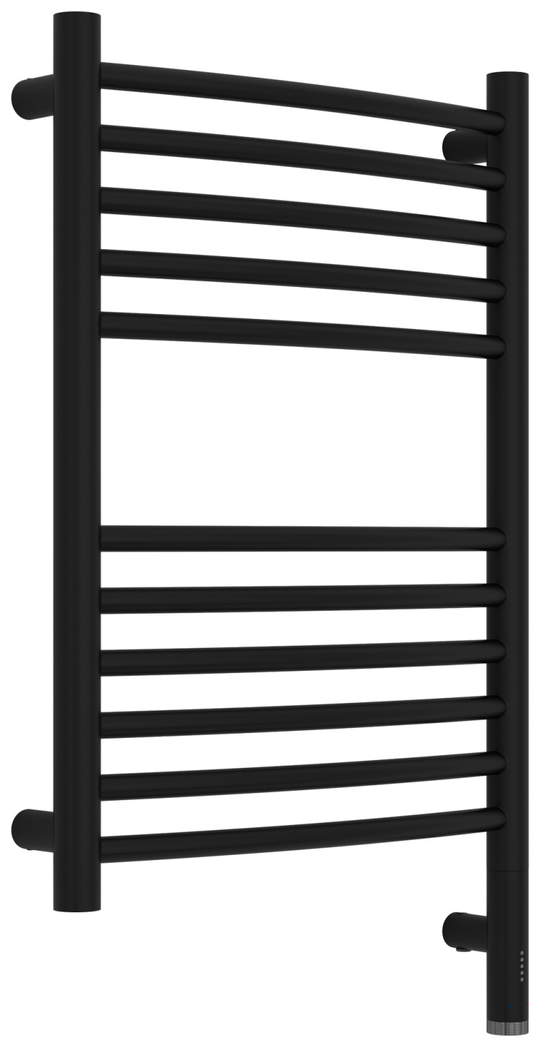 Полотенцесушитель электрический Сунержа Богема 3.1 выгнутая 40х60 см правое подключение черный матовый 31-6003-6040