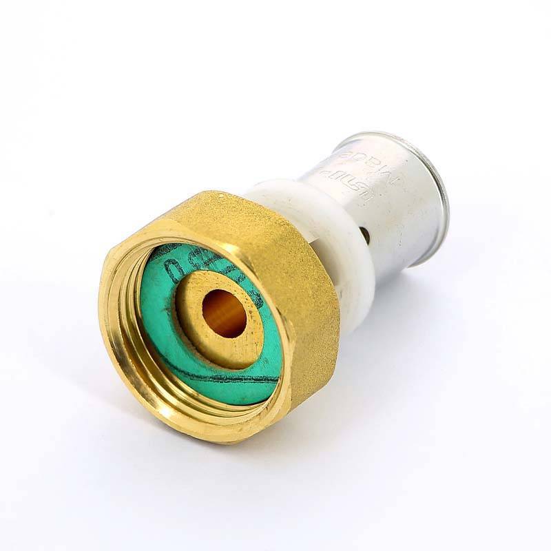 Муфта пресс с накидной гайкой Uni-Fitt 16x3/4 плоское уплотнение 714G6300