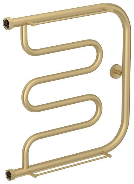 Полотенцесушитель водяной Сунержа Лира с 2 полками 500x500 мм матовая шампань 022-0012-5050