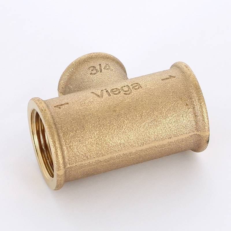 Тройник бронзовый Viega 1x3/4x1 ВР 264420